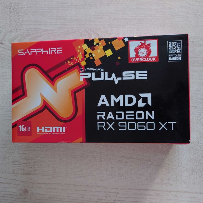 Vand placa video AMD RX 9060XT 16GB Sapphire Pulse OC nou nouta