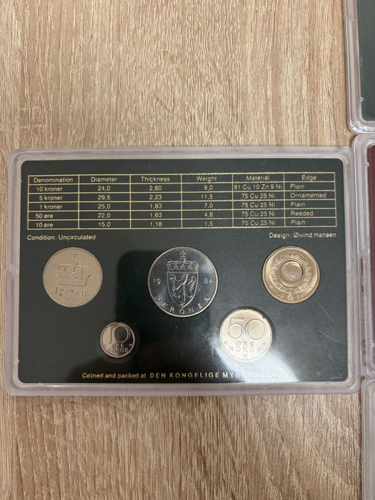 Colectie Monede Norvegiene 1993