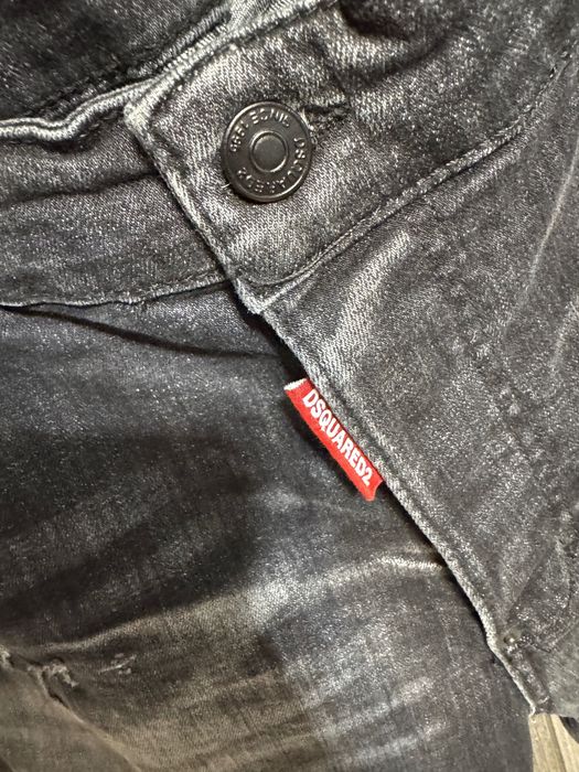 Blugi Dsquared2 negru premium