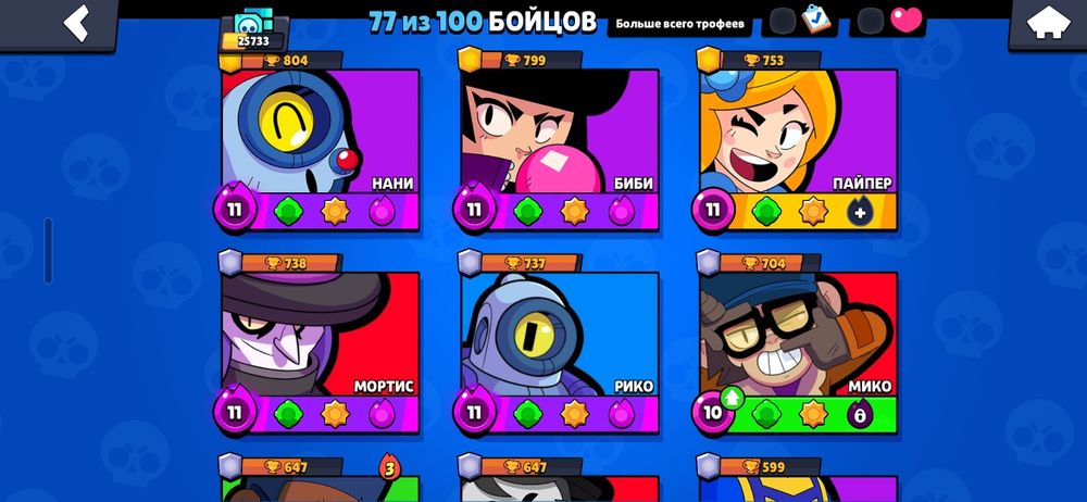 Продаю акаунт бравл старс