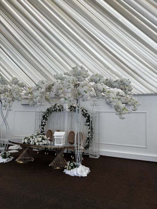 Copac dublu cu flori decorativ