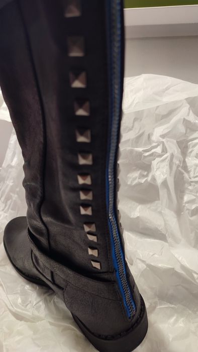 Cizme dama, imitatie piele, marimea 37