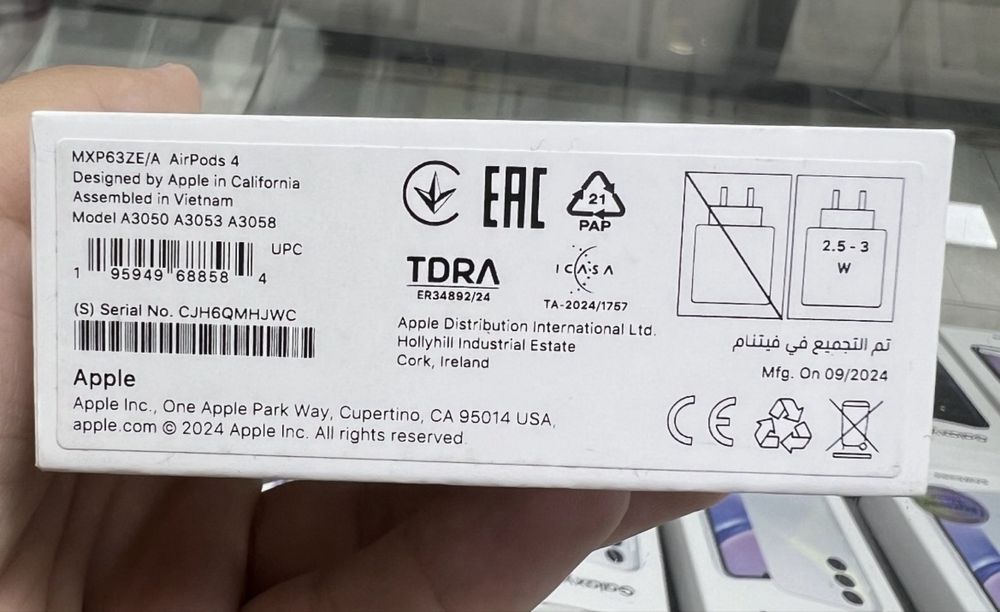 Гарантия airpods 4 no anc.airpods 4.airpods 2 typce