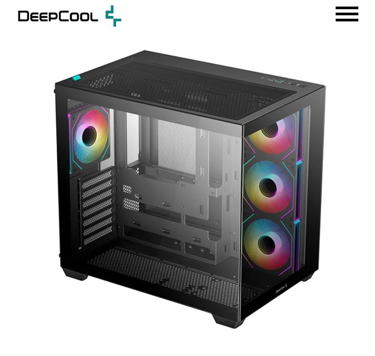 Продам кейс для пк new deep cool версия с контролером и arg вертушками