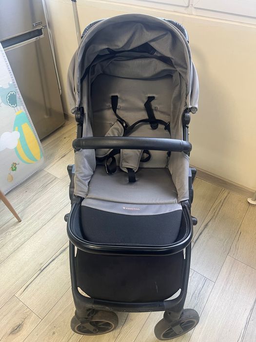 Комбинирана бебешка  количка 2 в 1 KikkaBoo - Thea, Grey + подарък