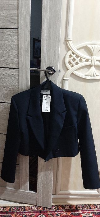 Пиджак болеро черный