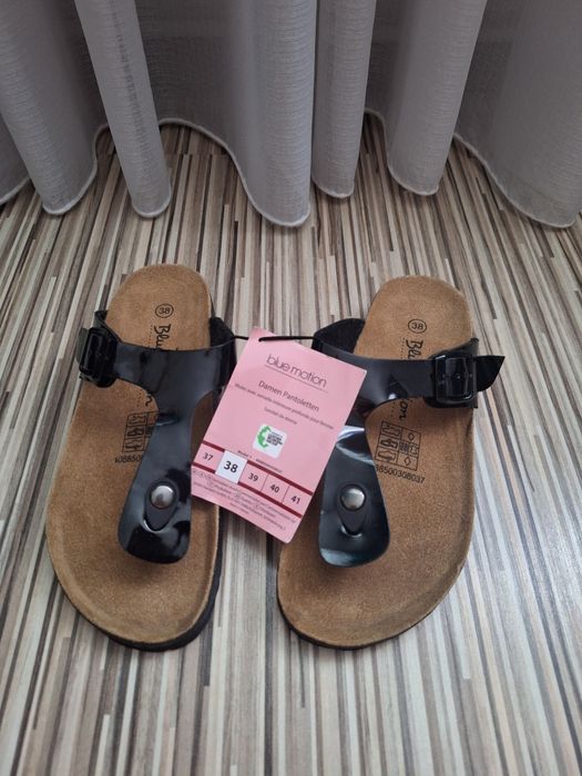 Saboți/sandale piele Blue Motion marime 38 noi cu etichetă.