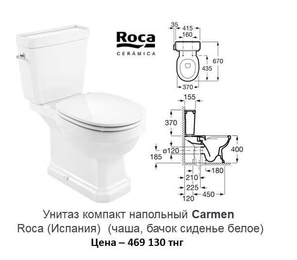 Распродажа напольных унитазов Roca