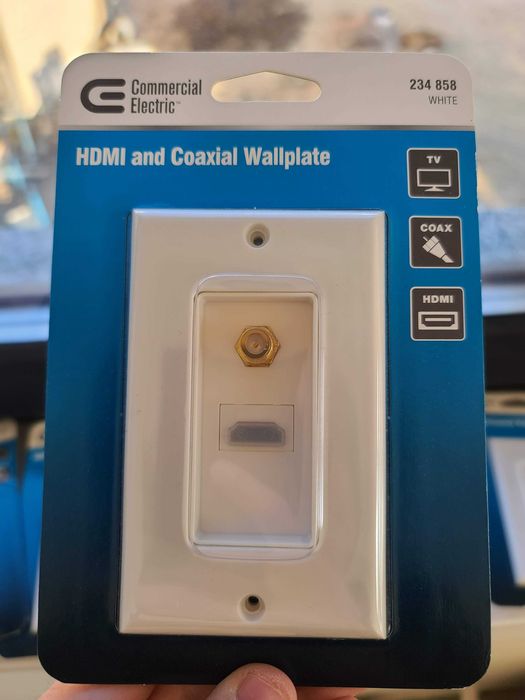 Conector HDMI+Coaxial pentru perete