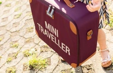 Childhome дизайнерски куфар за деца, бордо