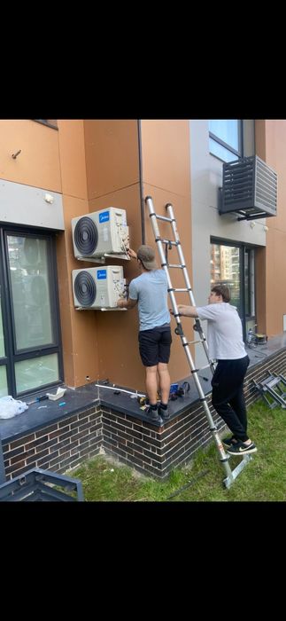 Установка кондиционера