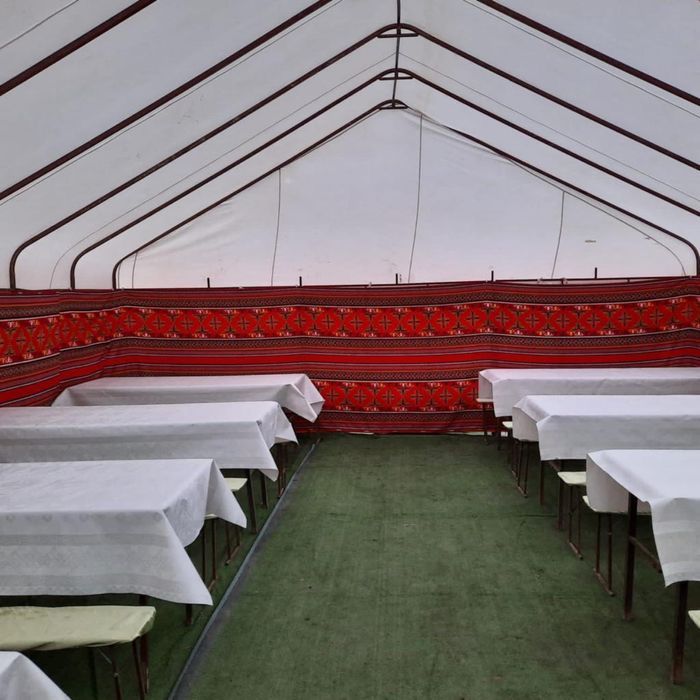 Палатка арендаға барлық құралдарымен беріледі