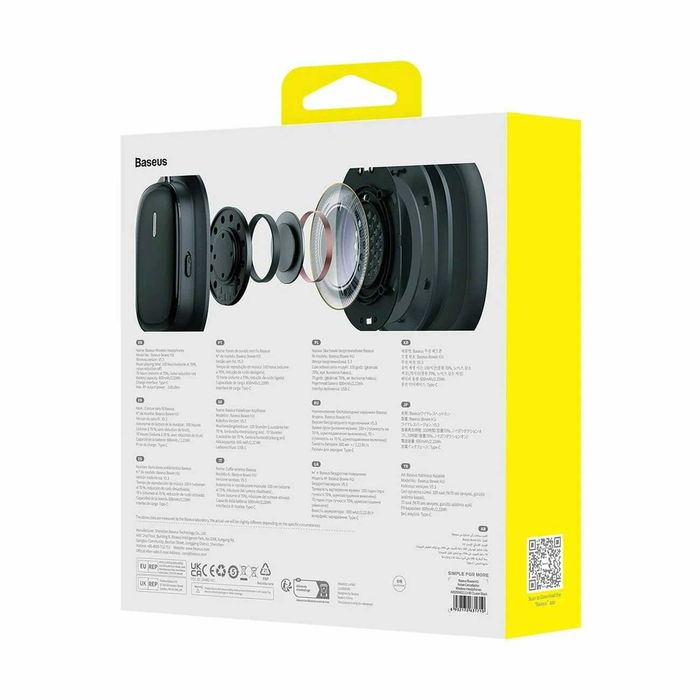 Наушники беспроводные BASEUS BOWIE H1i доставка по всему УЗБ бесплатно