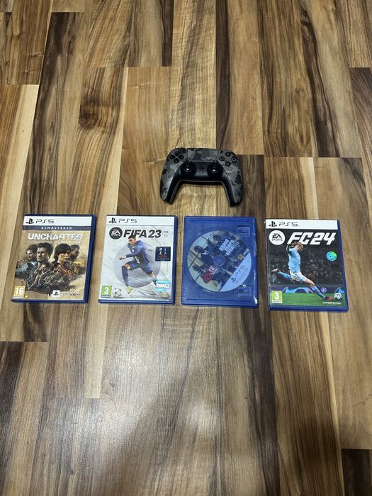 Плейстейшън 5 + игри + джойстик