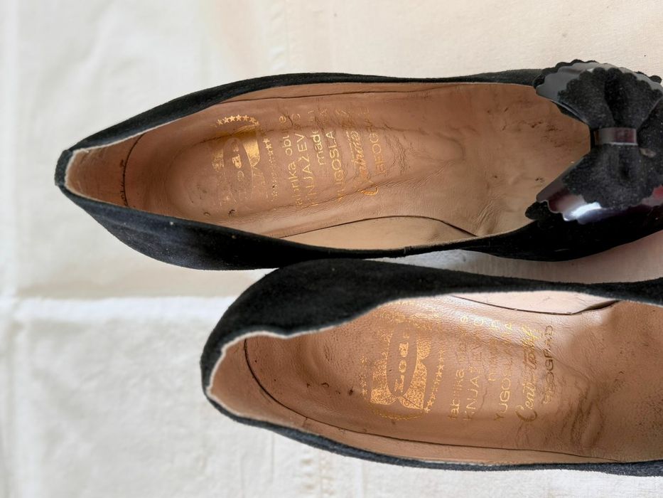 Туфли из натуральной замши