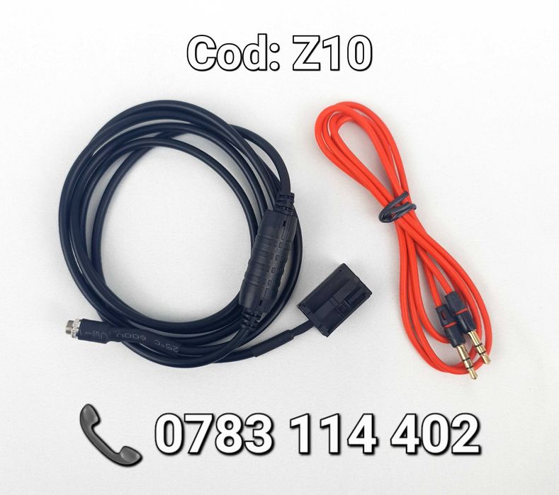 Adaptor-Intrare Audio-Cablu Aux BMW E60 E90 E91 +JACK-Plug & Play-Z10