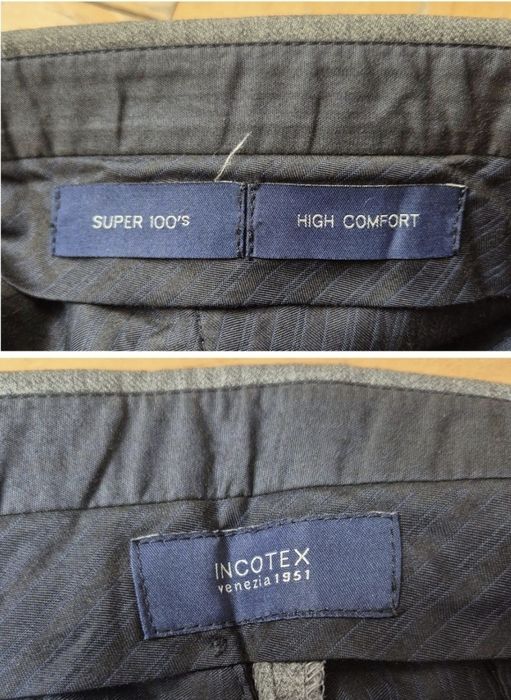 Pantaloni de lux Incotex, Venezia 1951, Super 100's, Bărbați - 52