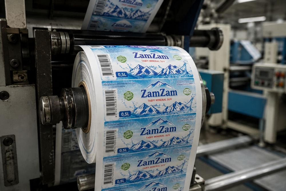 Печать этикеток в рулонах. Flexo Printing.