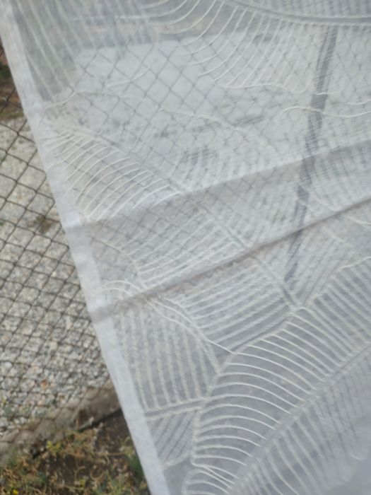 Завеси бели прозрачни 98х140см .2 броя