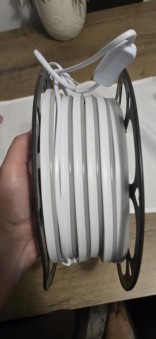Banda led neon 24m alb rece.
