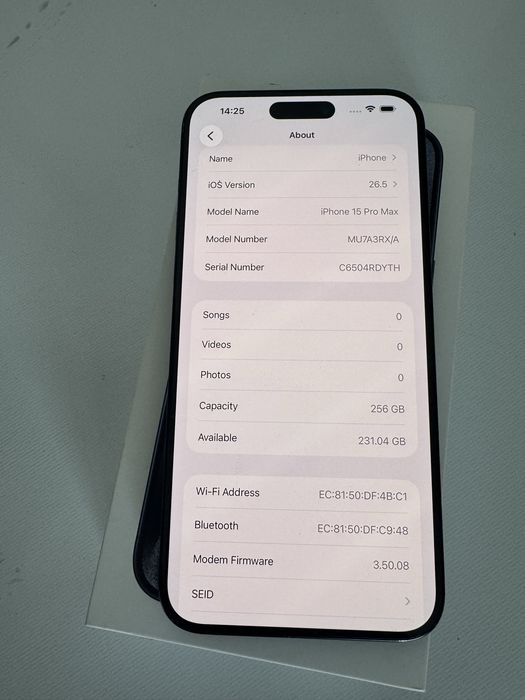 Iphone 15 pro max impecabil