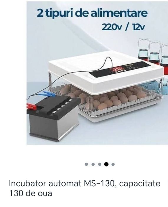 Incubator profesional automat 130 oua