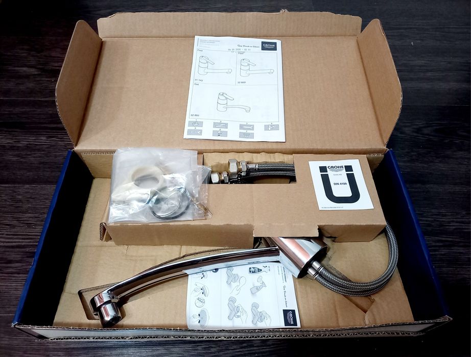 Baterie spălător (Grohe) cu monocomandă 1/2", model Get 32891 (000)