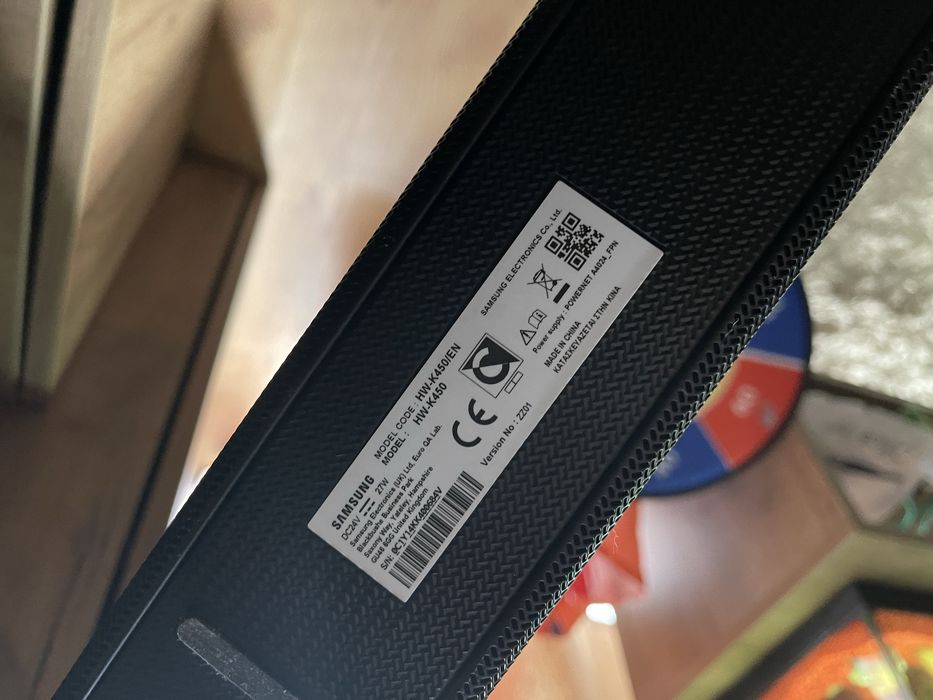 Soundbar Samsung HW K450 EN