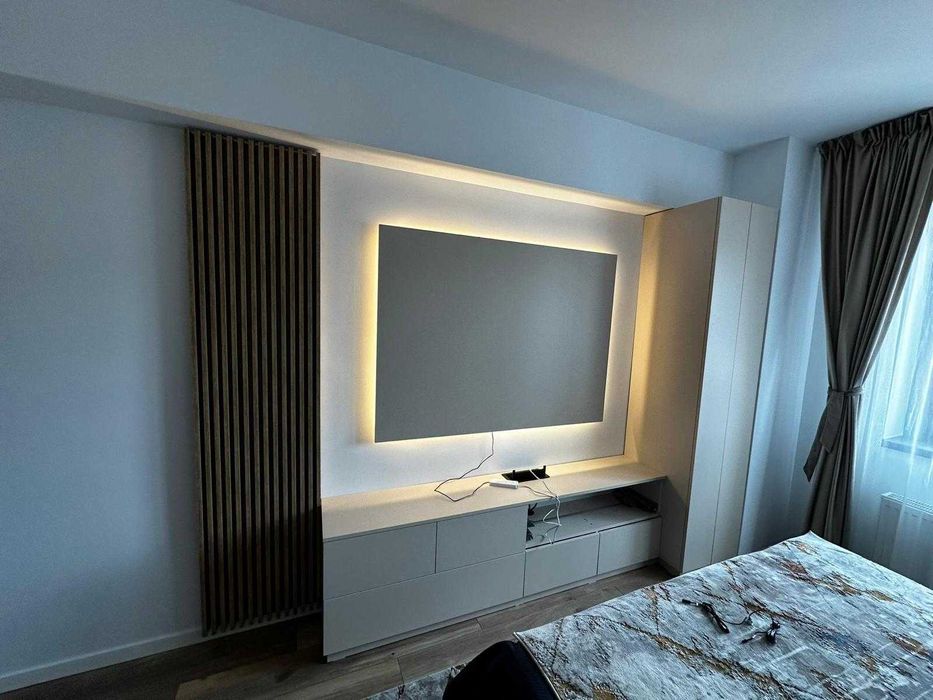 Inchiriez apartament 2 camere cart Noua complet mobilat si utilat