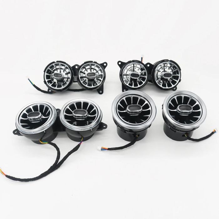 Set Grile Ventilație + Tweetere 4D Mercedes S-Class W222 7 culori