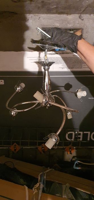 Люстры без плафонов