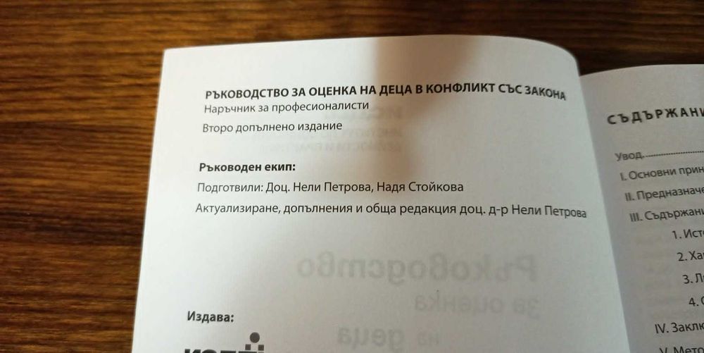 Ръководство за оценка на деца в конфликт със закона
