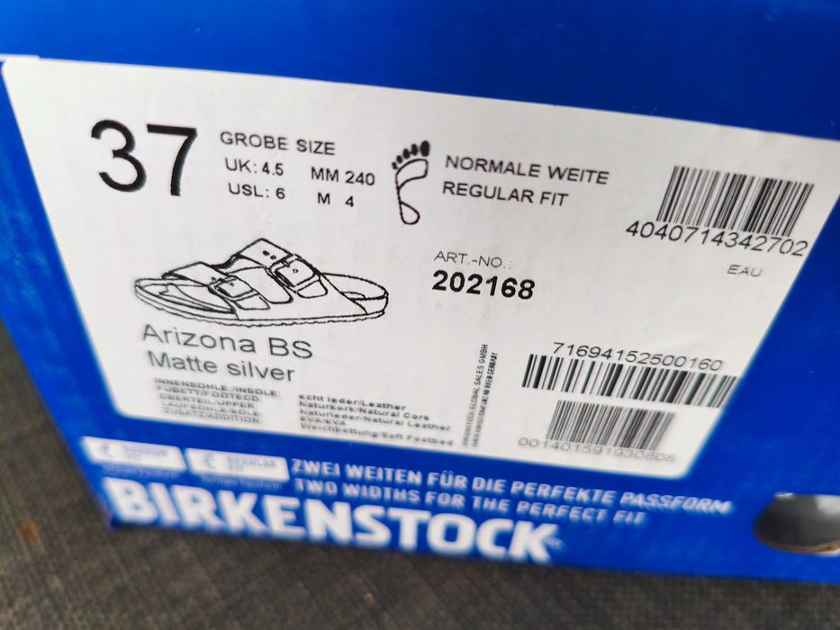Birkenstock женски номер 37 38