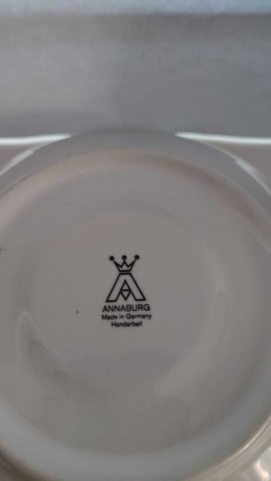 *Anna Burg*   един прекрасен порцеланов двоен сет в черно и бяло