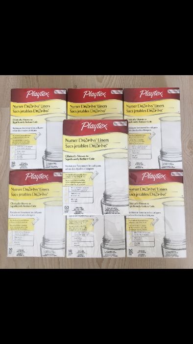 Playtex стерильная  разовая насадки к бутылке 118 мл