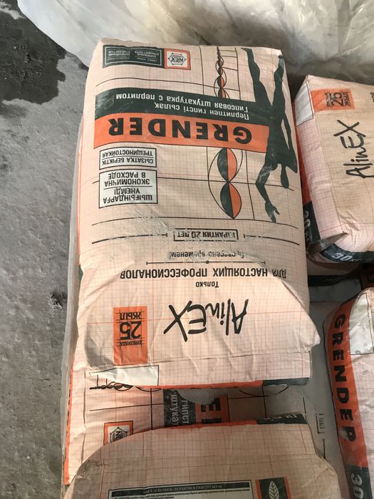 Грендер Alinex, клей кафельный 302