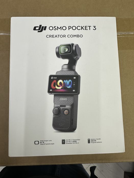 Dji osmo pocket 3 creator combo + 256GB Fleshka