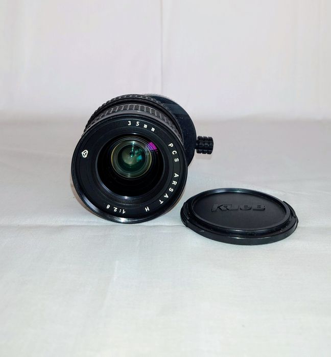Obiectiv PCS Arsat 35mm f2.8 montura M42 - shift 10mm rotire 360 grade