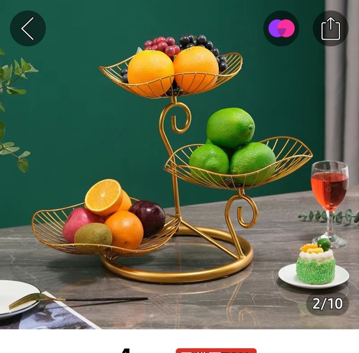 Фруктница новая красивая