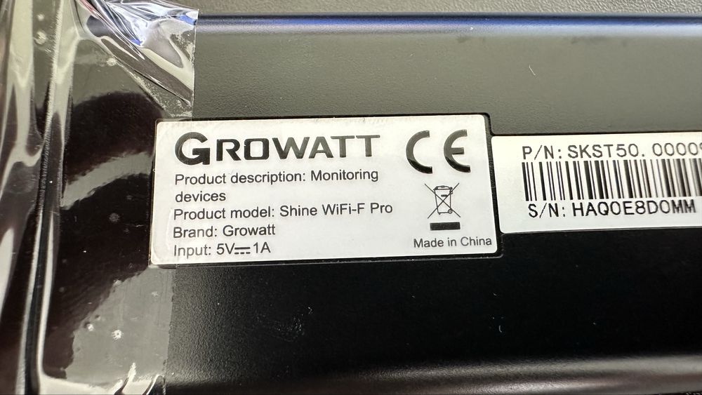 Growatt Shine WiFi-F Pro nou, nefolosit