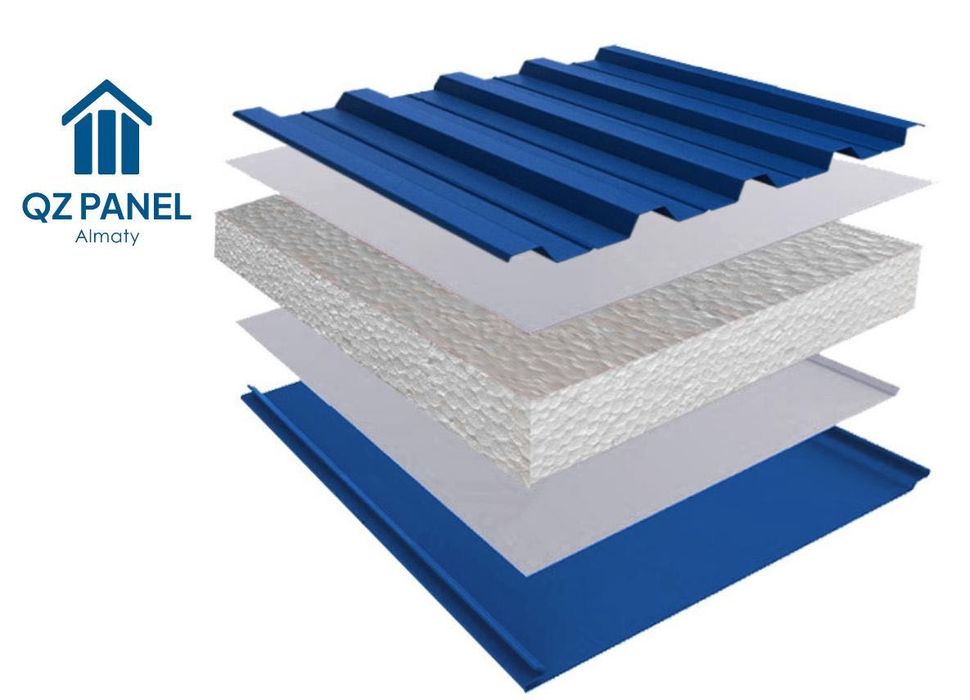 Сэндвич-панели от завода ШымкентQZпанель
