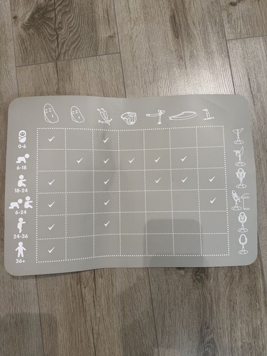 Стол за хранене Bloom fresco silver от 0 до 8г.