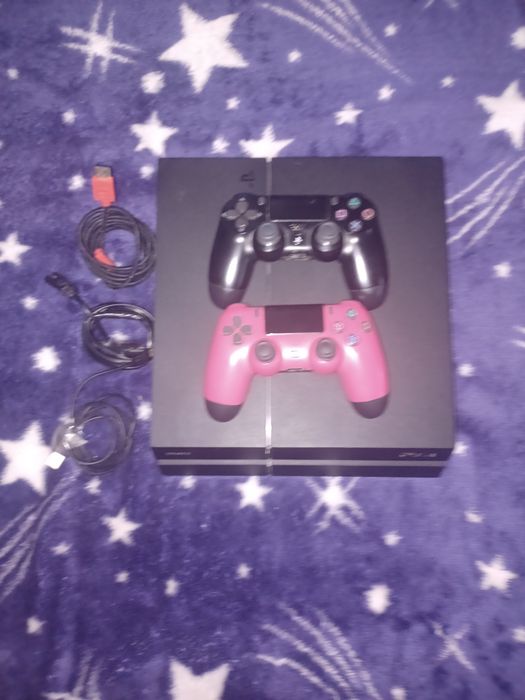 Play station 4 fat 2 manete+9 jocuri