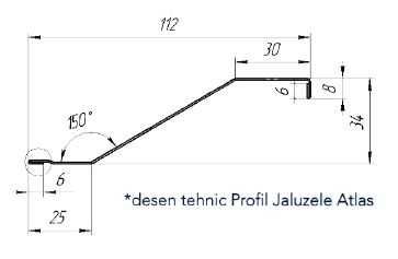 Lamele, gard sipca metalica jaluzea