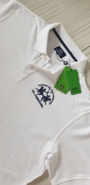 La Martina Pique Cotton  Mens Size 3XL НОВО! ОРИГИНАЛ! Мъжка Тениска!