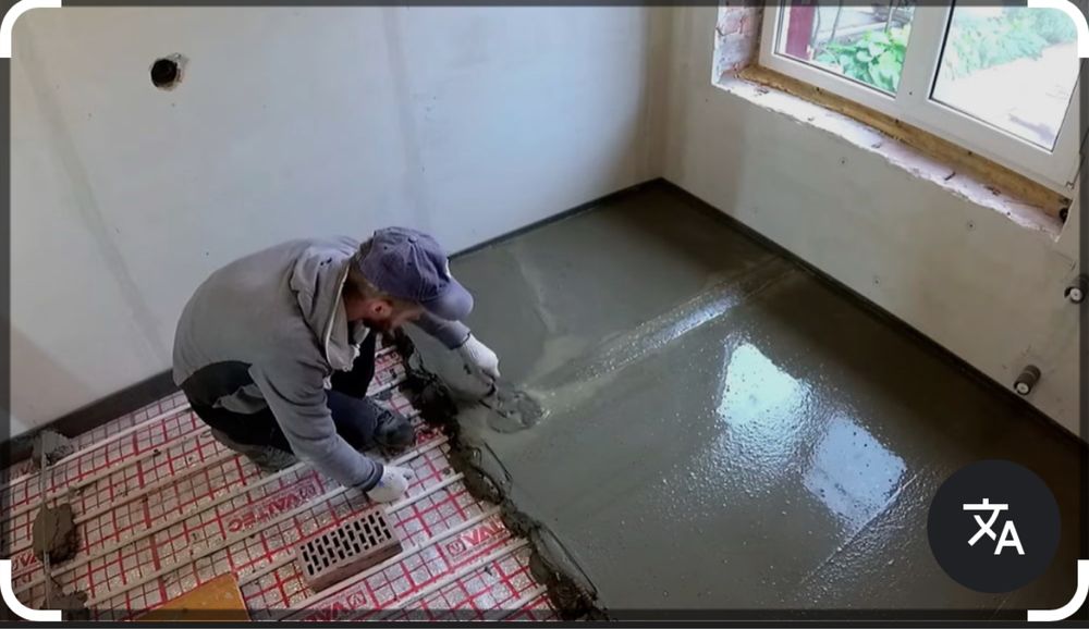 Стяжка полов и демонтаж