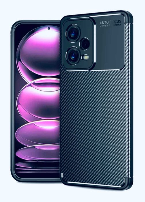 Husa Antisoc model Carbon pt Xiaomi 12 Pro 5G / Redmi Note 12 Pro 5G