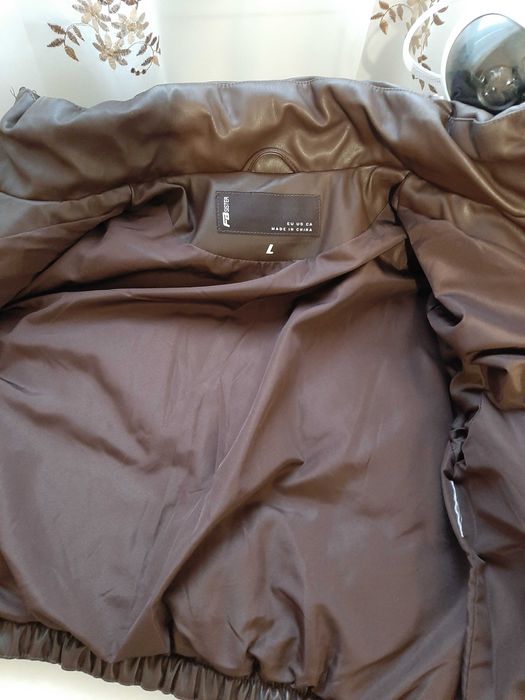 Geaca imitatie piele groasa