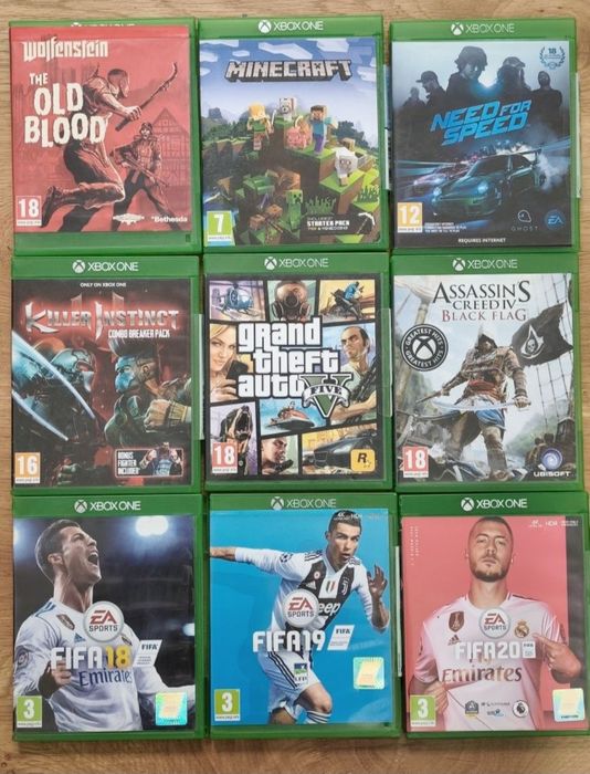[XboxOne] Vând pachet 9 jocuri originale pentru Xbox One //poză reală