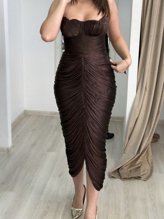 Rochie midi eleganta